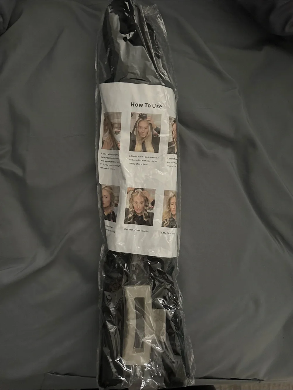 Women Hair Styling overnight curls wand with Instruction